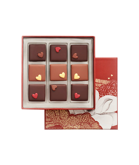 Chocolats signatures et classiques "coeurs"  - 100g