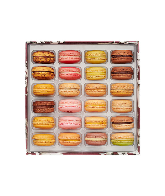 Coffret 24 macarons Saint-Valentin