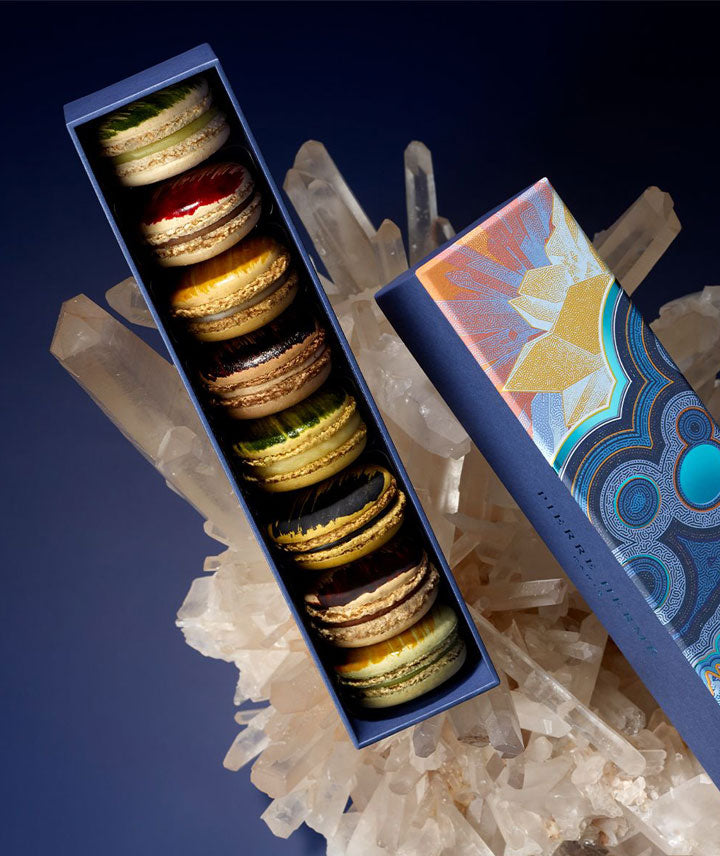 Coffret 8 macarons de Noël