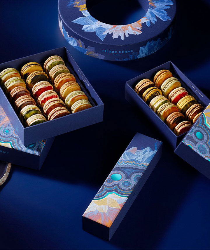 Coffret 18 macarons de Noël