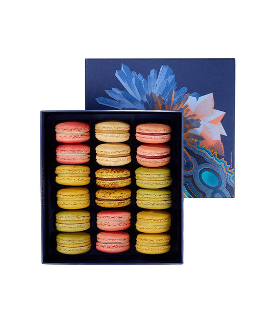 Coffret 18 macarons de Noël