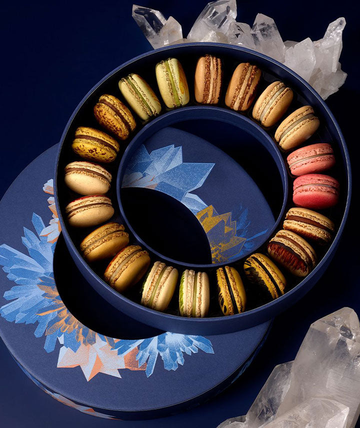 Coffret 20 macarons de Noël