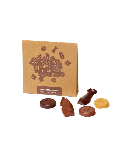 Pochette gourmandises en chocolat