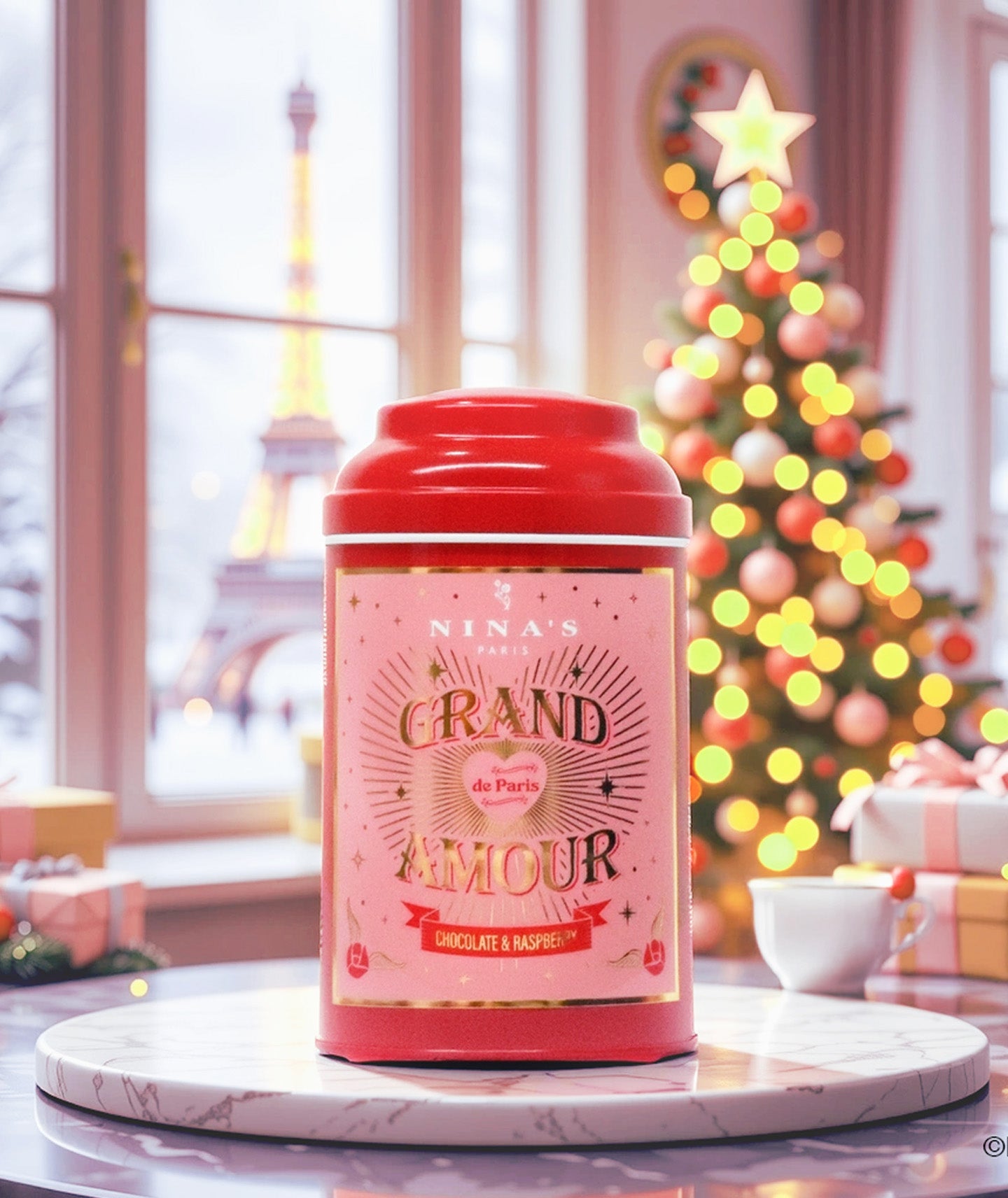 Thé noir Grand amour - Boîte vrac