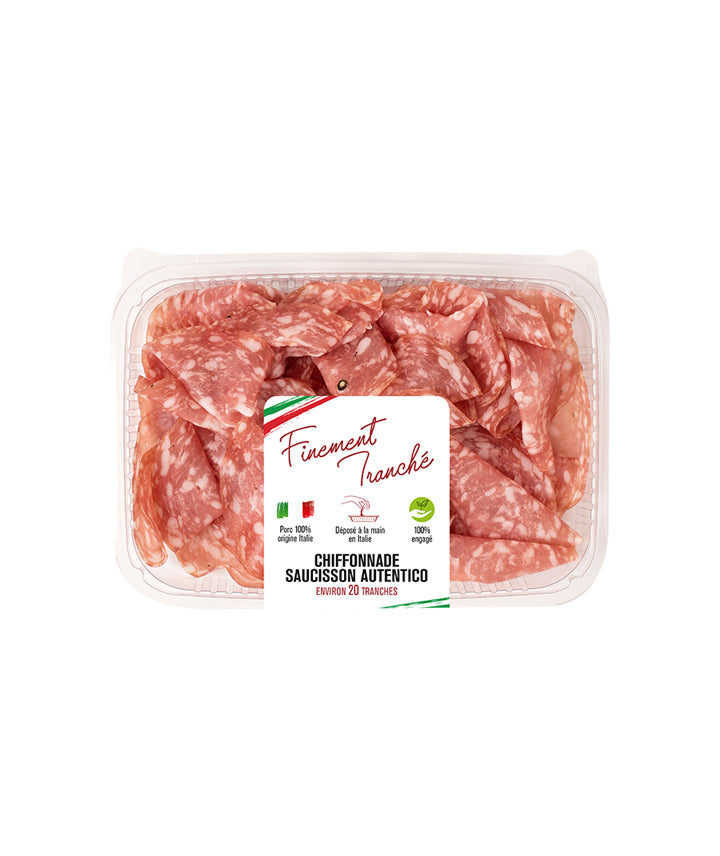 Chiffonnade de saucisson