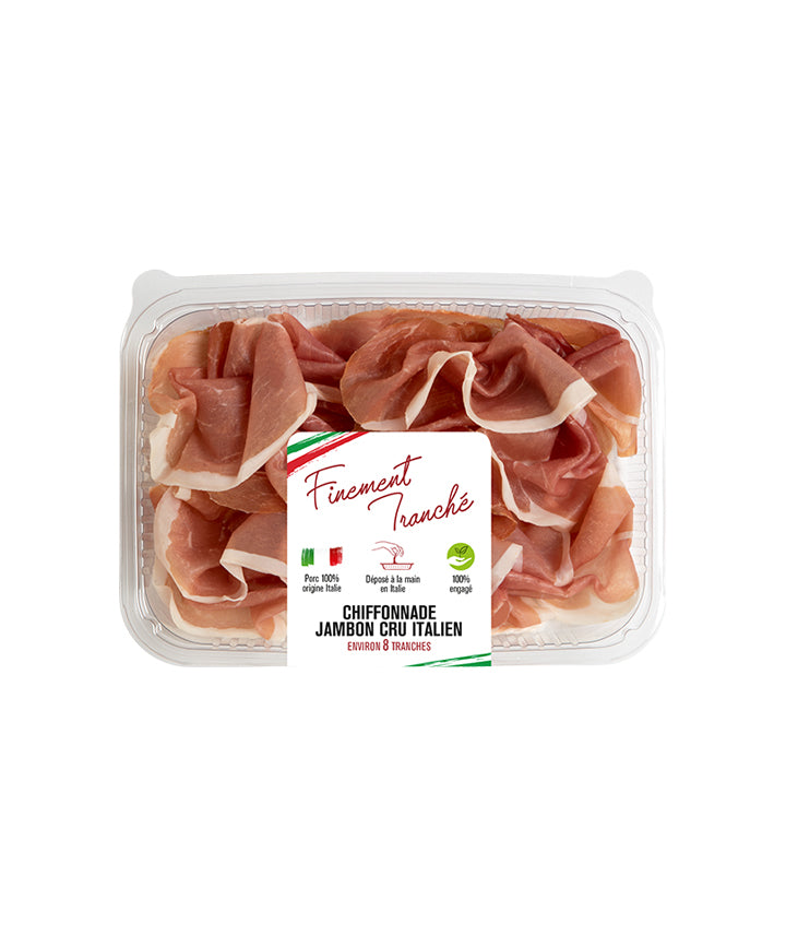 Chiffonnade de jambon cru
