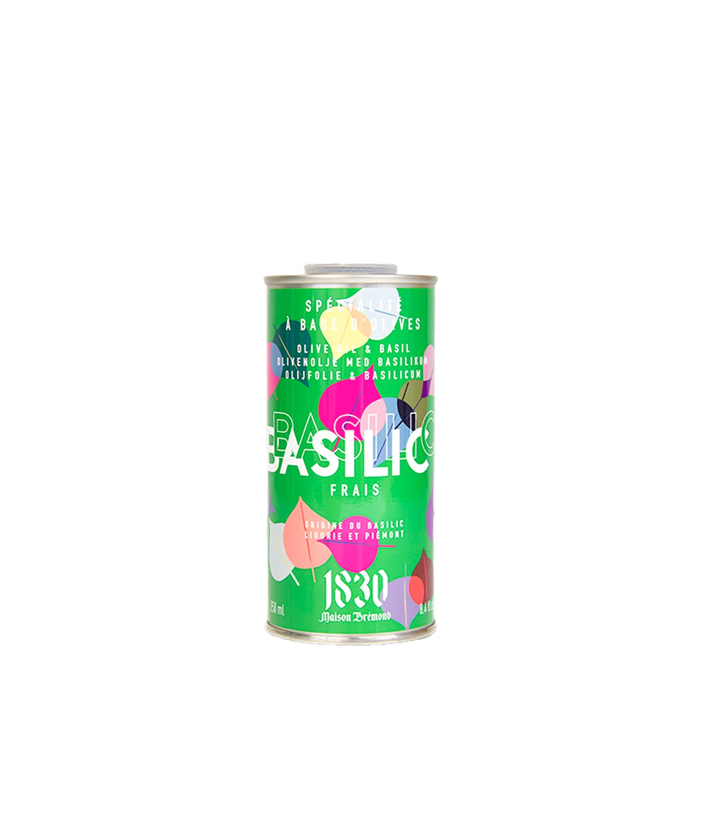 Huile d'olive vierge extra aromatisée au basilic - 250ml