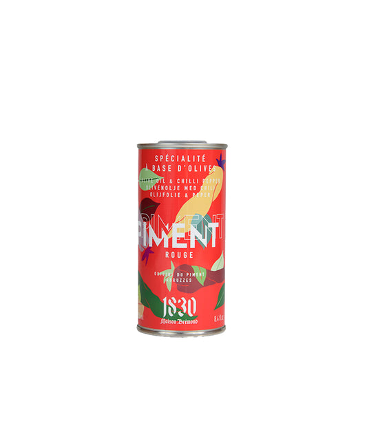 Huile d'olive vierge extra aromatisée au piment rouge