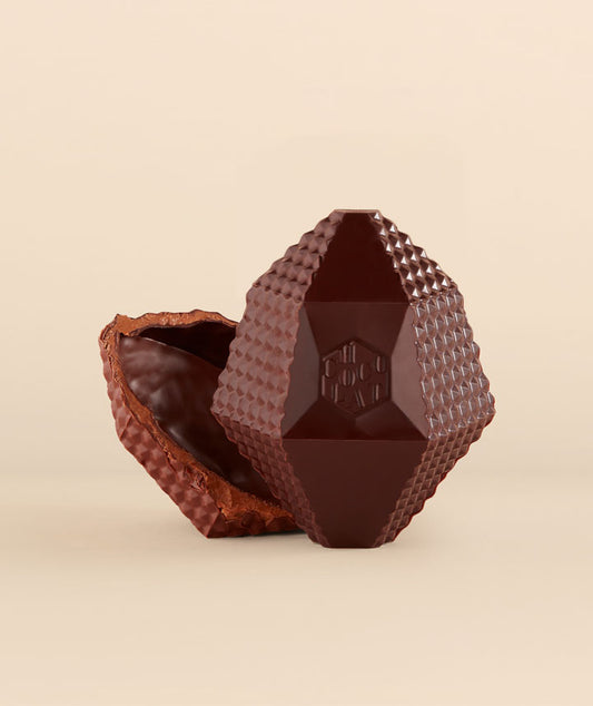 Œuf Multifacettes - Chocolat noir 75% et au lait 45%