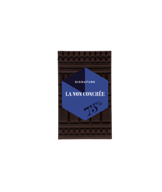 Tablette chocolat signature pérou non conché - Noir