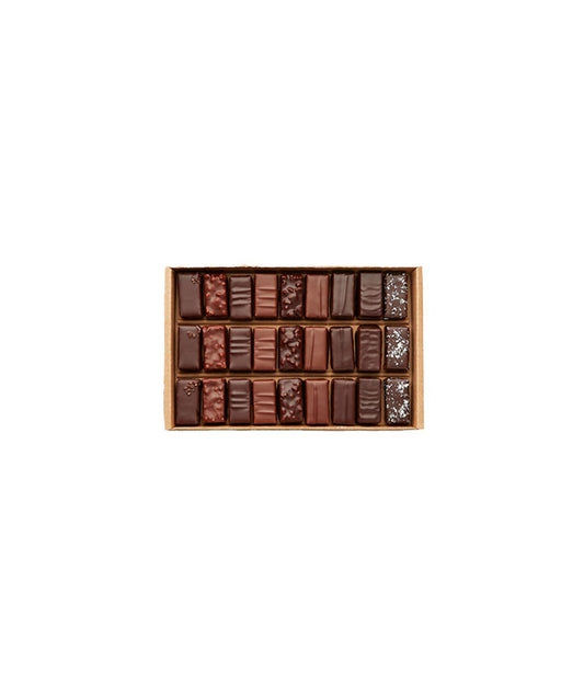Coffret chocolats pralinés - 27 pièces