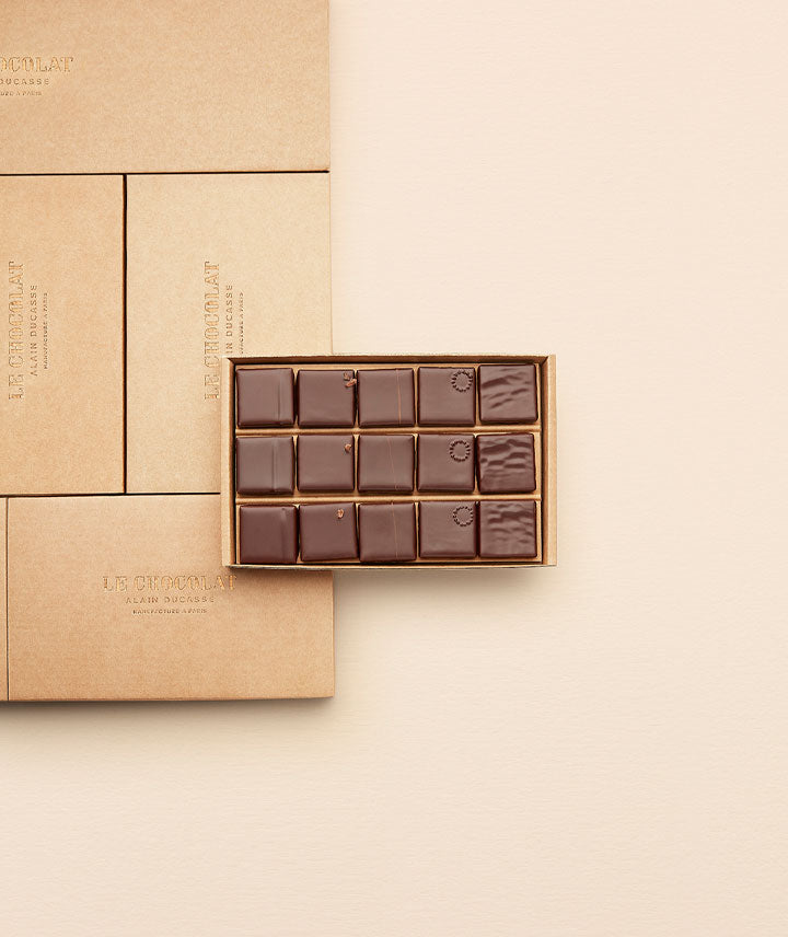 Coffret chocolats ganaches origines - 30 pièces