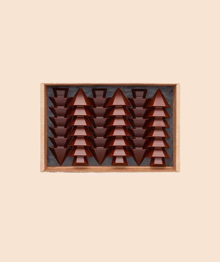 Coffret de sapins - Chocolat noir et lait