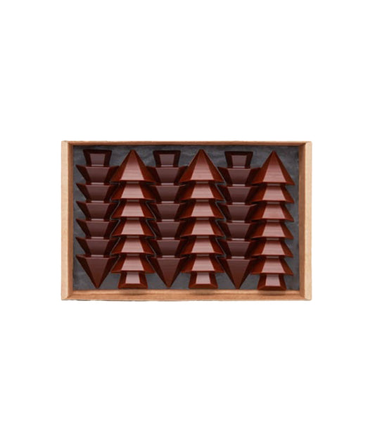 Coffret de sapins - Chocolat noir et lait