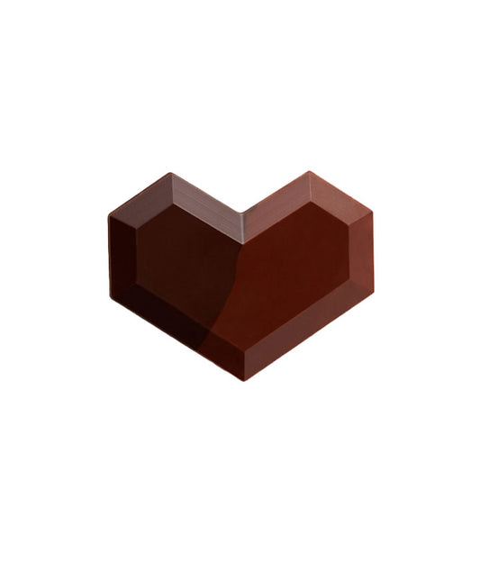 Cœur double chocolat