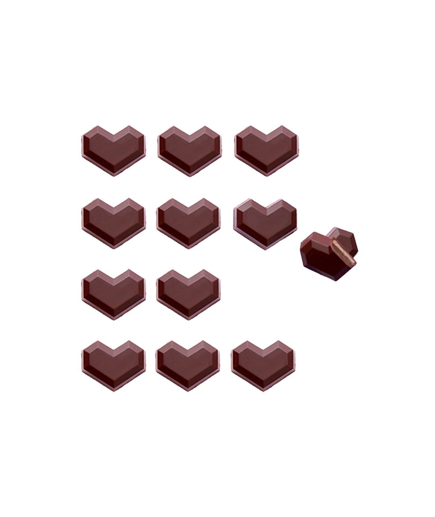 Pépicœurs pomme d'amour - Chocolat noir 75%