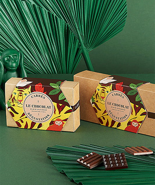 Carrés chocolats - Dégustation Asie 50 pièces