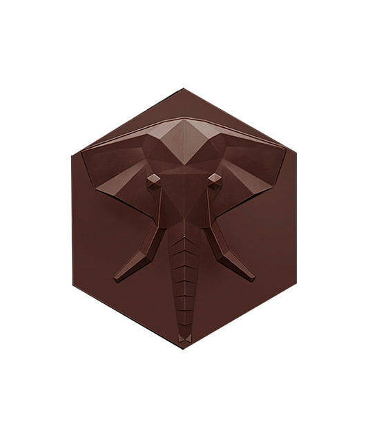 Chocolat Hexa-éléphant mendiant - Noir