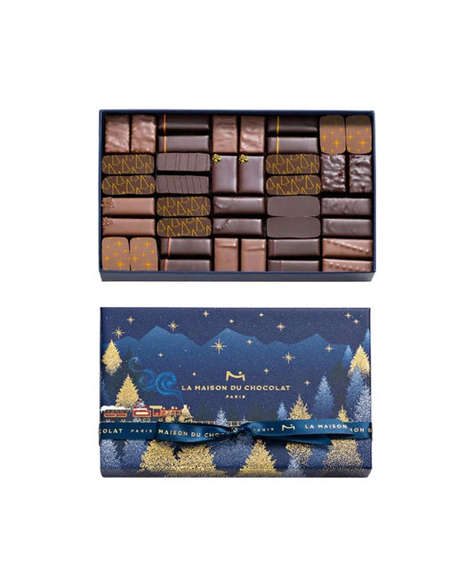 Coffret de chocolat "Train de Noël" - 281g