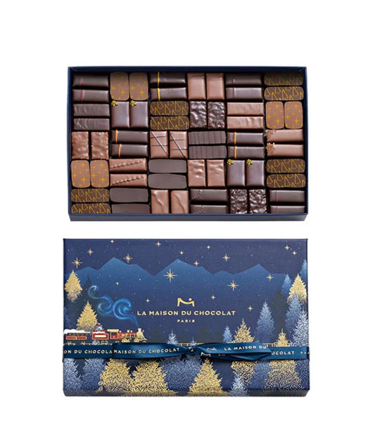 Coffret de chocolat "Train de Noël" - 420g