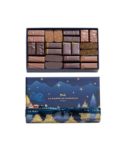 Coffret de chocolat "Train de Noël" - 156g