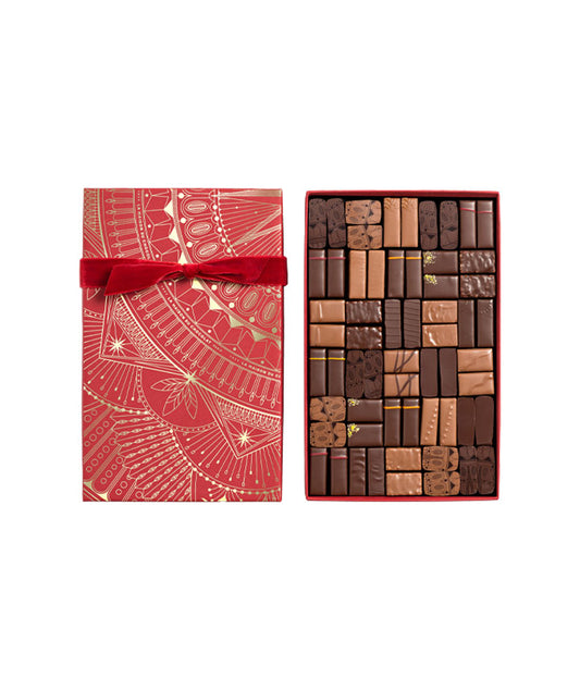 Coffret Maison Pampille chocolat noir et lait - 60 chocolats