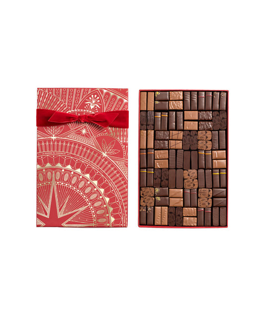 Coffret Maison Pampille chocolat noir et lait - 84 chocolats