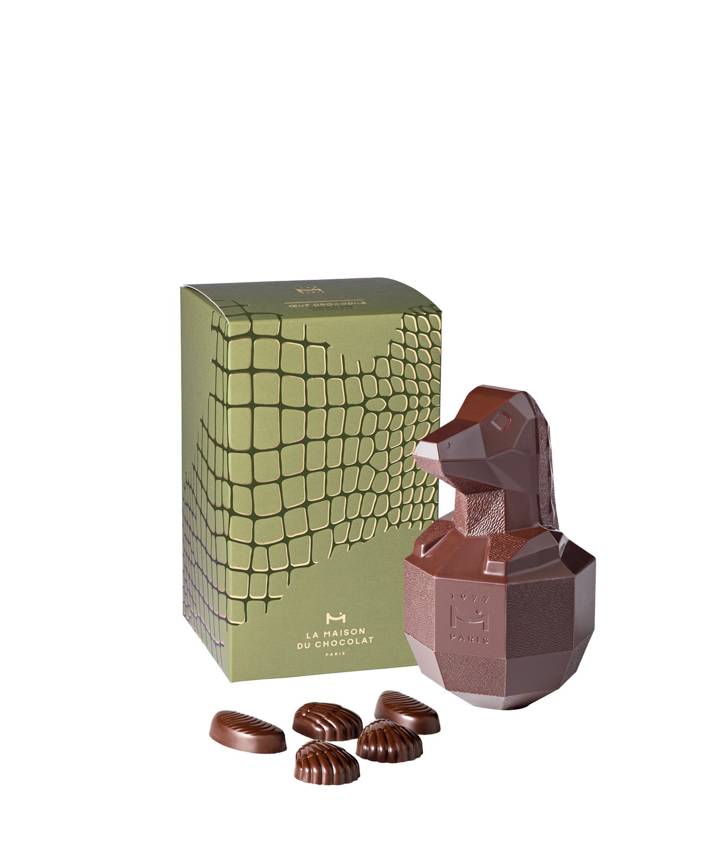 Oeuf chocolat noir Croco - 200g