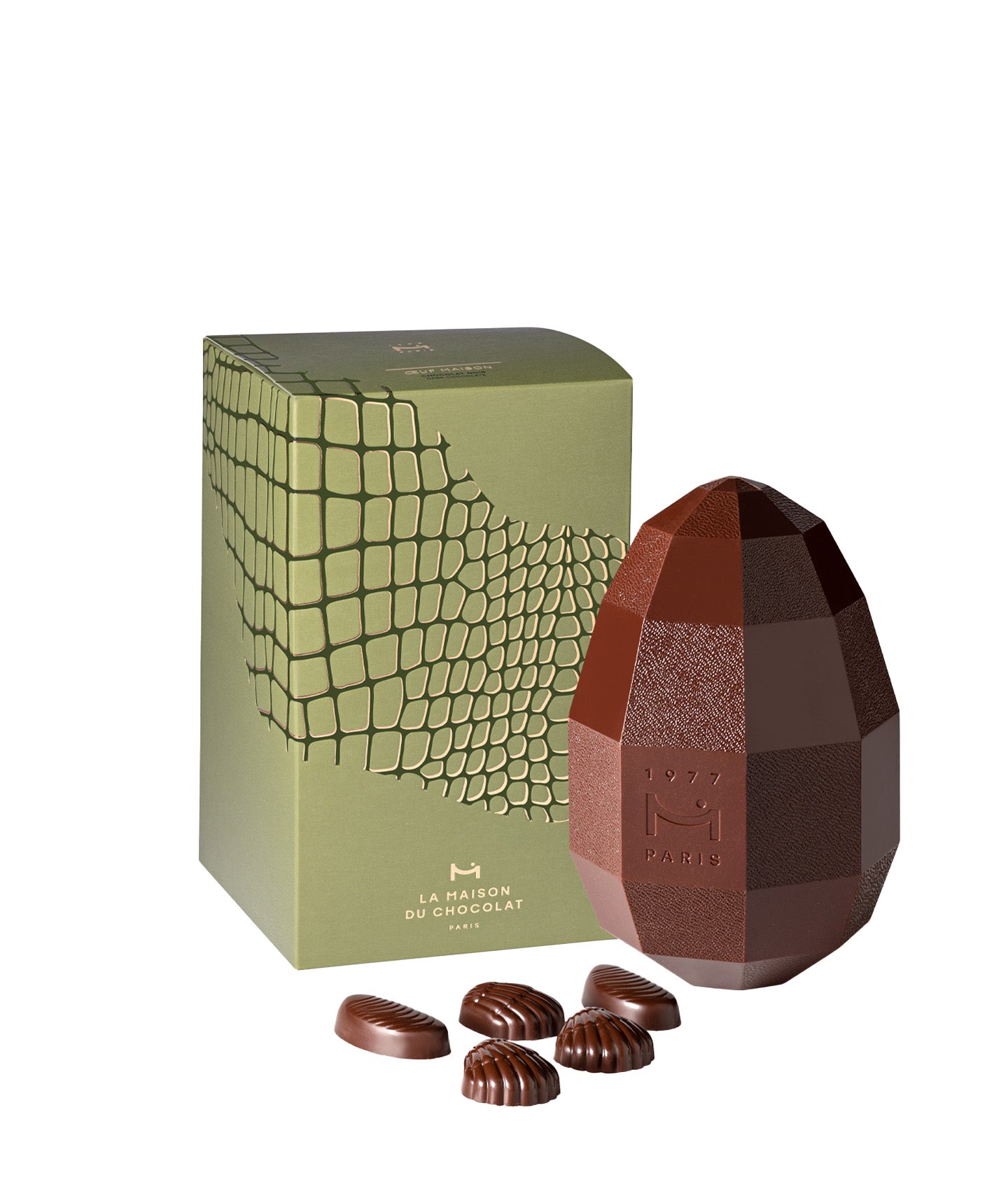 Oeuf chocolat noir Croco - 300g