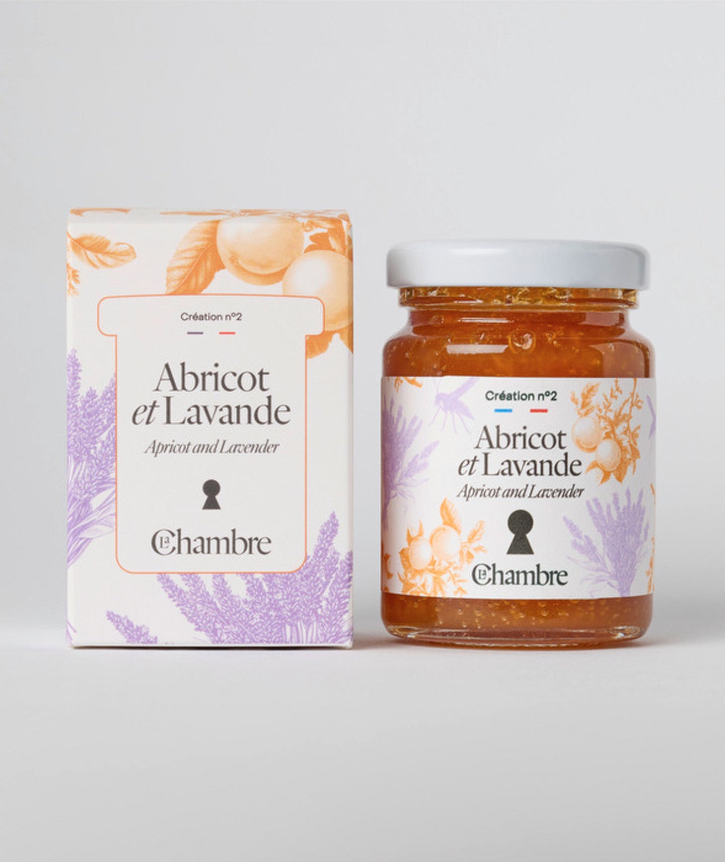 Confiture abricot lavande