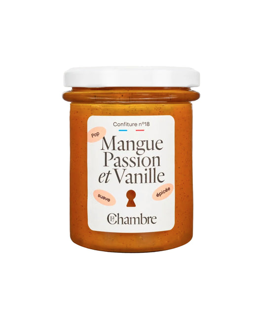 Confiture mangue passion vanille
