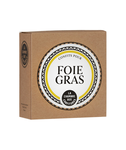 Assortiment de 4 confits pour foie gras