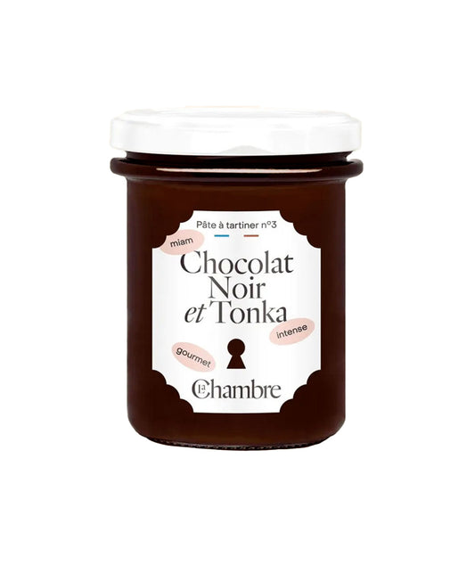 Pâte à tartiner chocolat noir tonka
