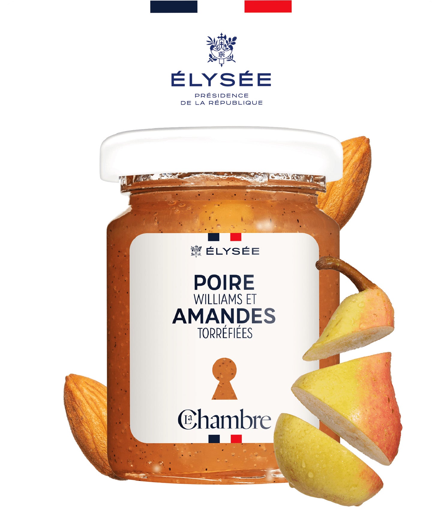 Coffret Elysée - Confiture poire et amandes torrifiées
