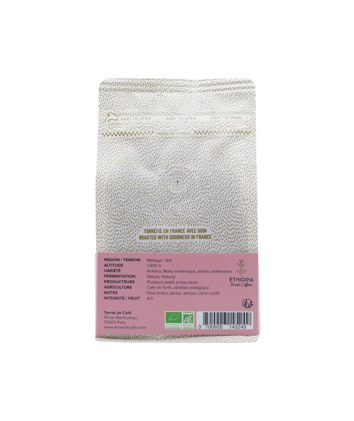 Café Éthiopie Old Yeti bio - Grains