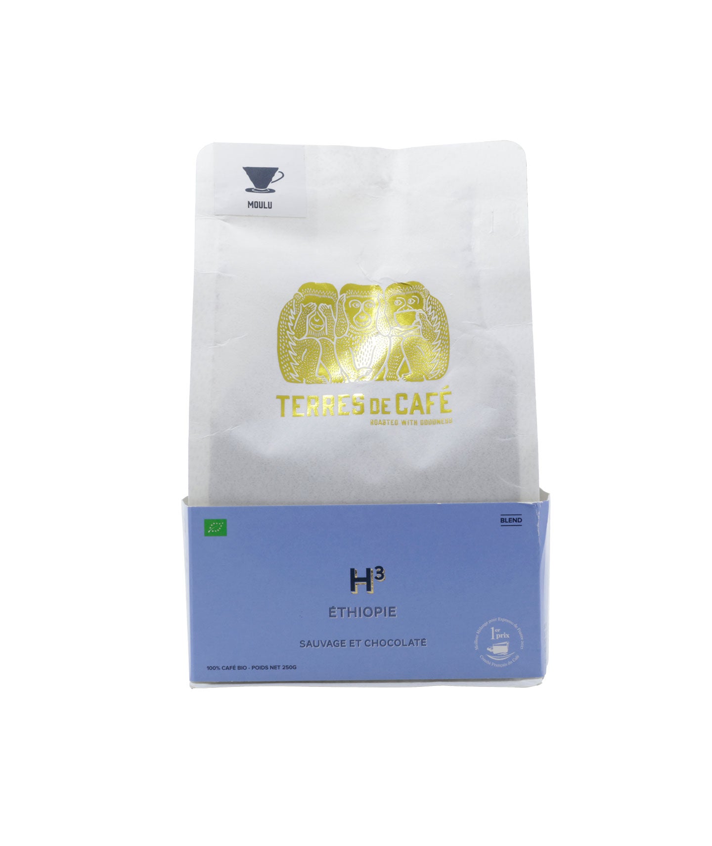 Café Éthiopie H3 - Moulu