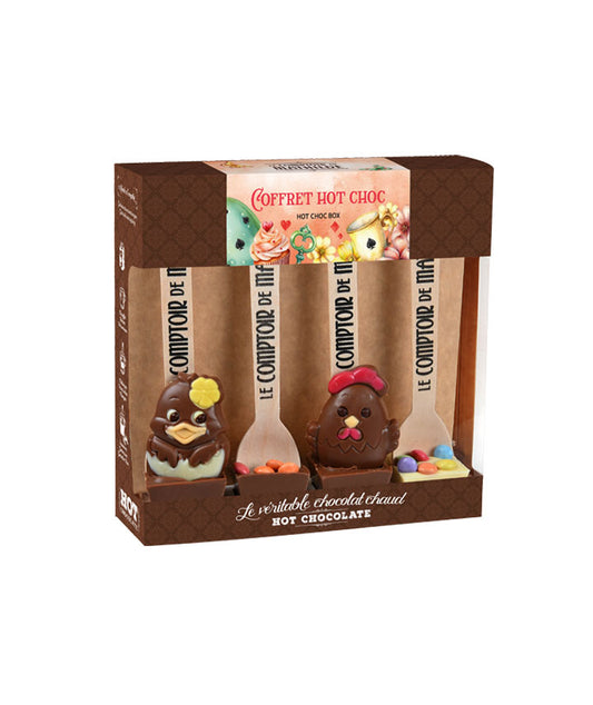 Coffret 4 hot chocolate printemps
