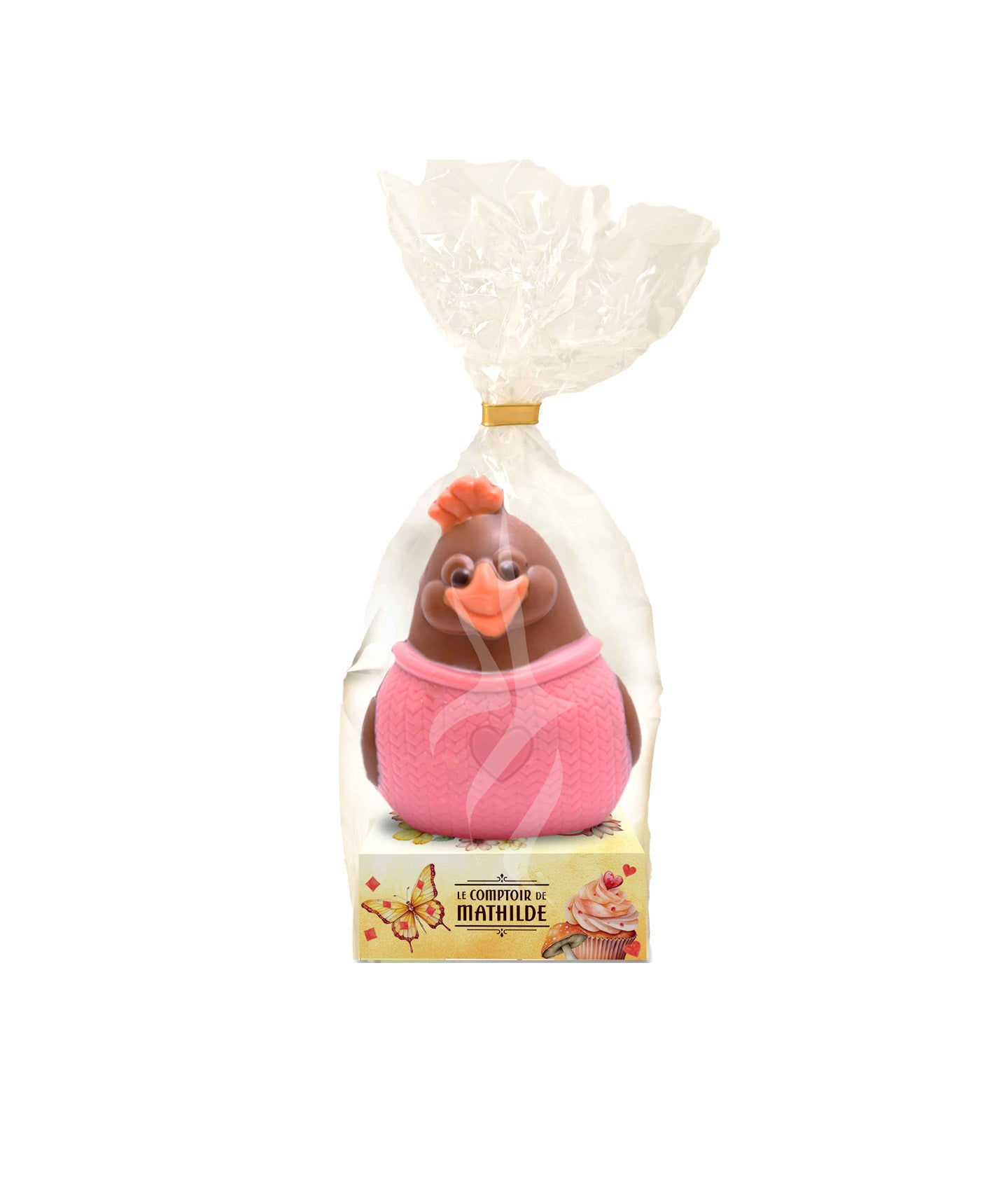 Poulette et son pull, assortiment chocolat au lait - 80g