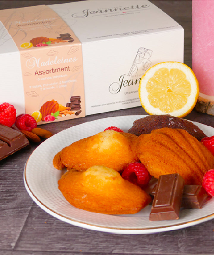 Assortiment de madeleines