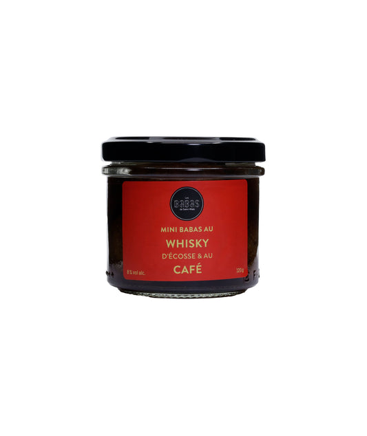 Mini babas whisky café