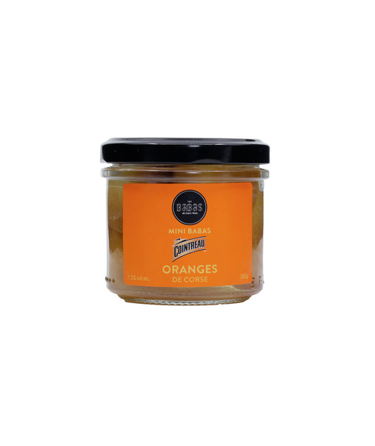 Mini babas cointreau et orange