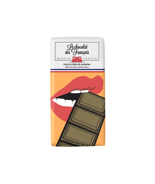 Tablette Bouche lait et éclats de noisettes