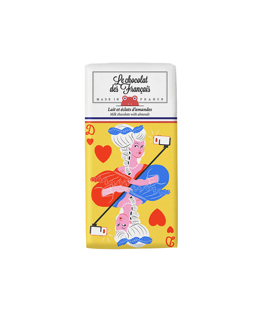 Tablette Antoinette lait et éclats d'amandes