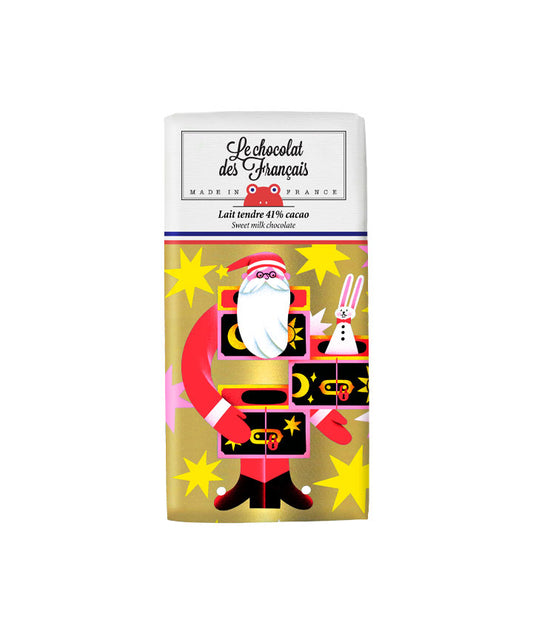 Tablette chocolat au lait de Noel 2024