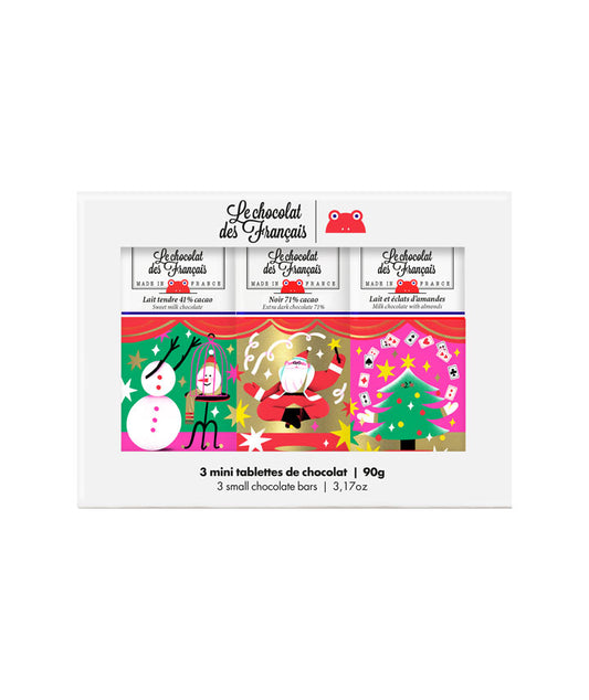 Coffret de 3 tablettines Noël 2024