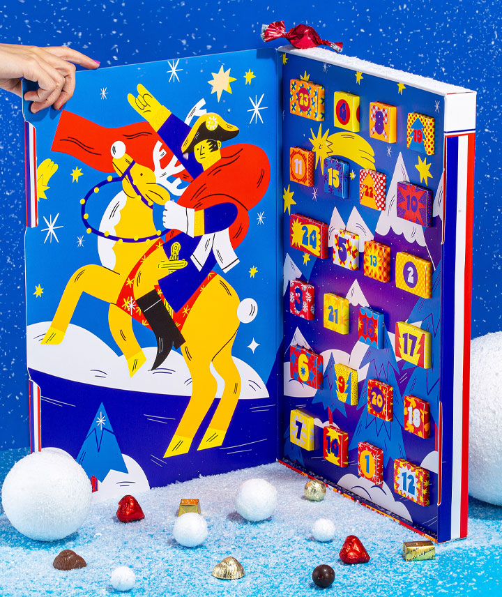 Calendrier de l'Avent chocolat 2025 - Le Chocolat des Français