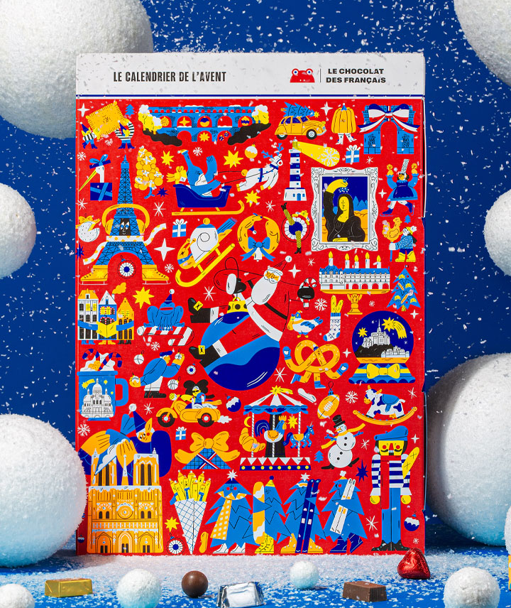 Calendrier de l'Avent chocolat 2025 - Le Chocolat des Français