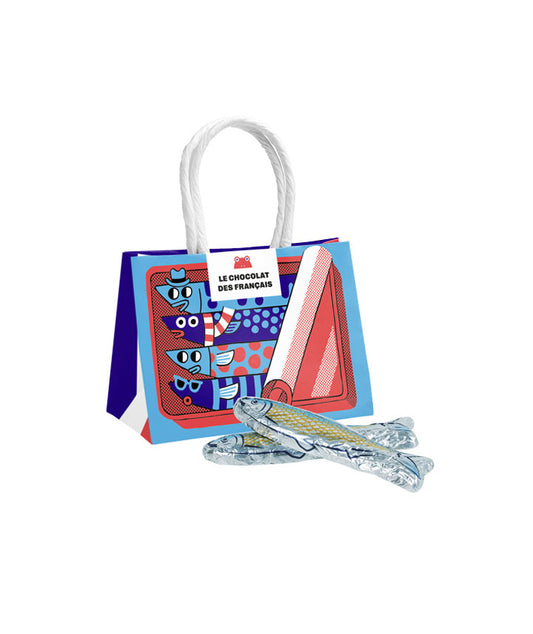 Mini sac sardines chocolat au lait