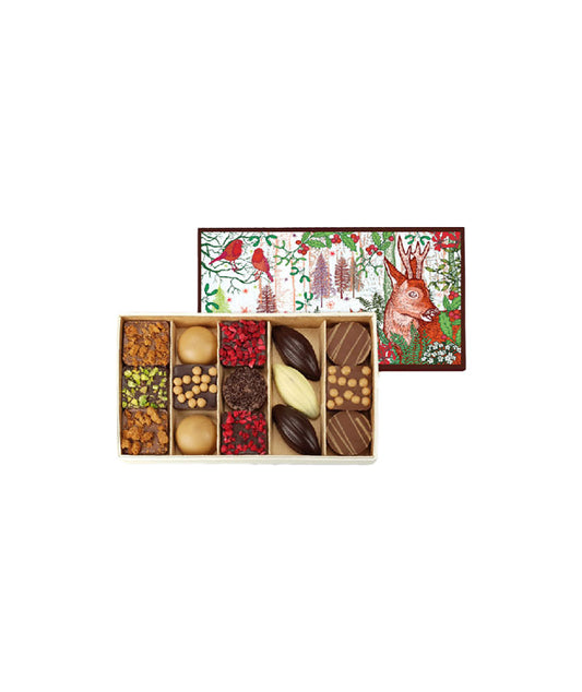 Coffret chocolats pralinés Michaël Cailloux Noël