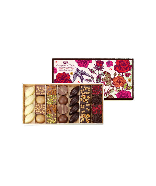 Coffret de chocolat Le pouvoir des fleurs Michaël Cailloux
